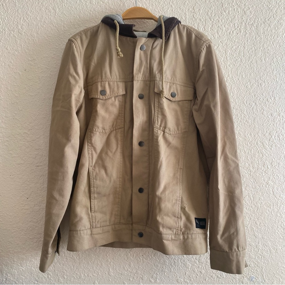 Vans Men’s AV Edict Hooded Jacket Khaki Color